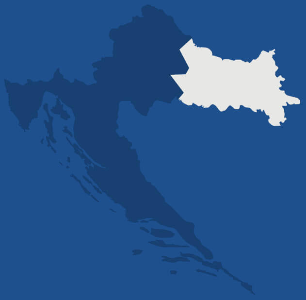 Slavonia region in Croatia