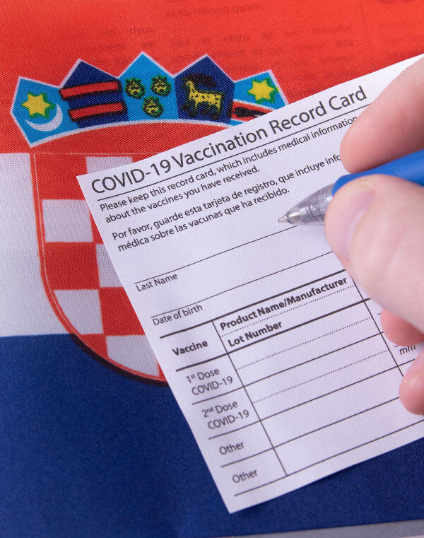 Coronavirus form for Croatia