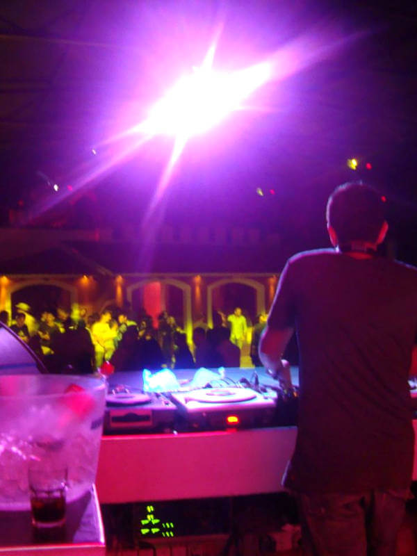 DJ at a nightclub in Vodice