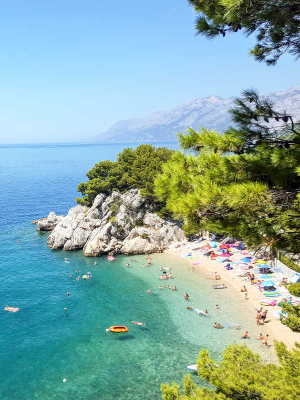Brela beach