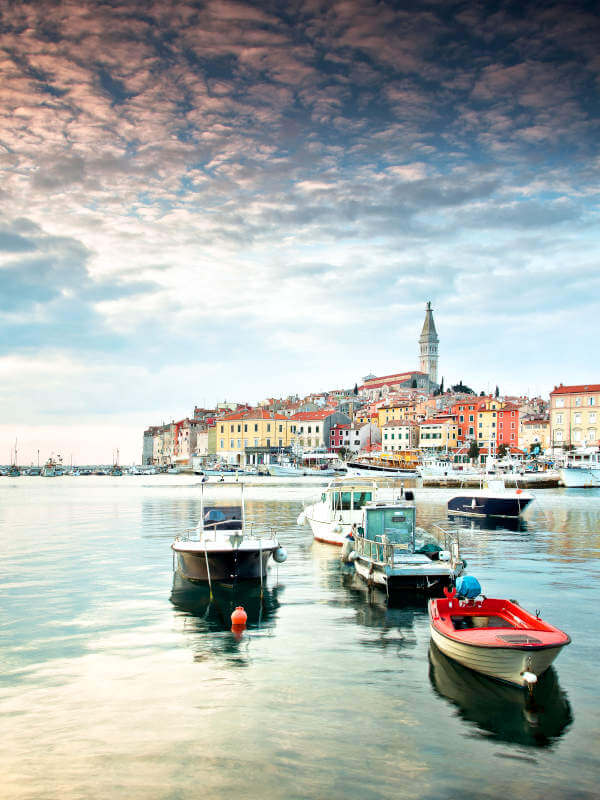 Rovinj, from the sea