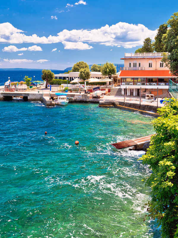 Lovran seafront