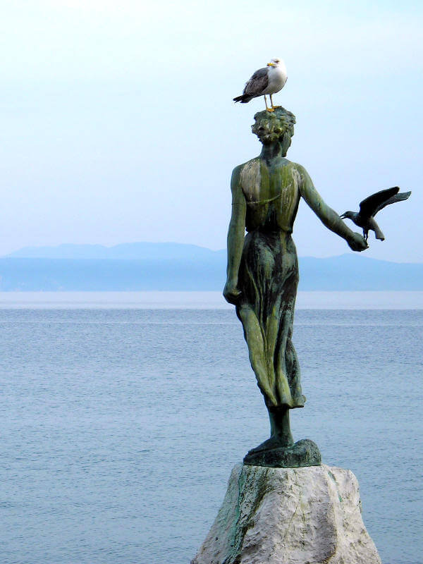 The Maiden with the Seagull from Opatija