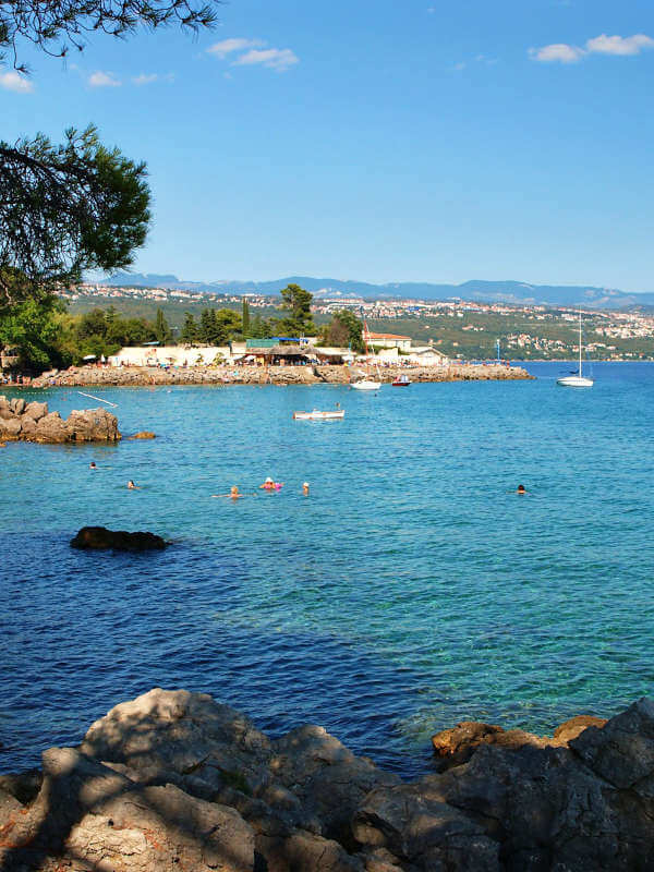 Coves and bays in Opatija