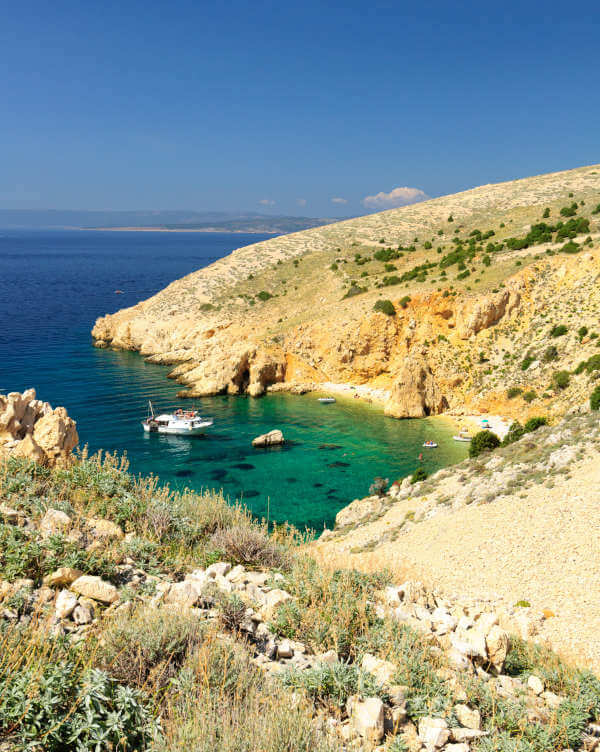 Krk island of Croatia