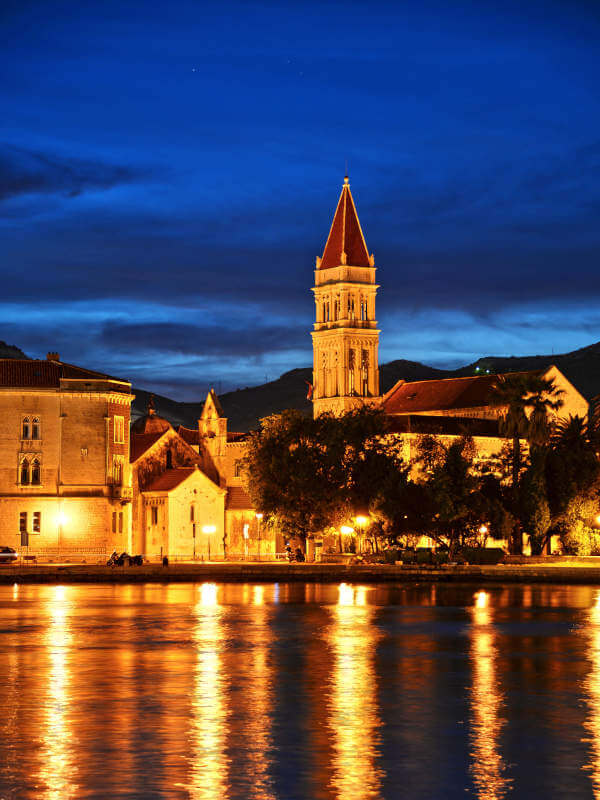 Trogir at night