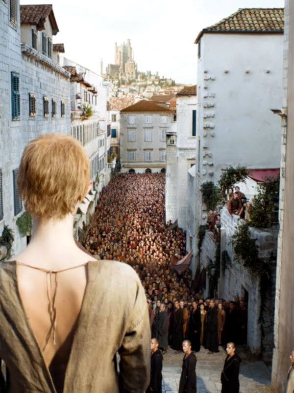 A scene from the series Game of Thrones