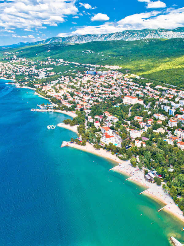 The coast of Crikvenica