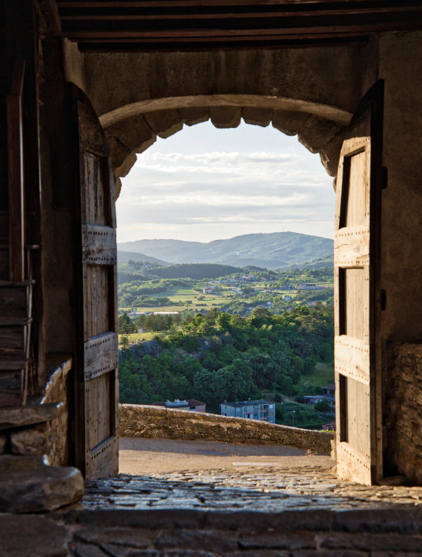 Buzet's small old town gate