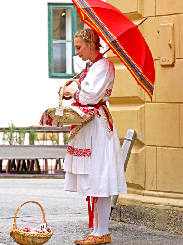 Croatian in traditional dress