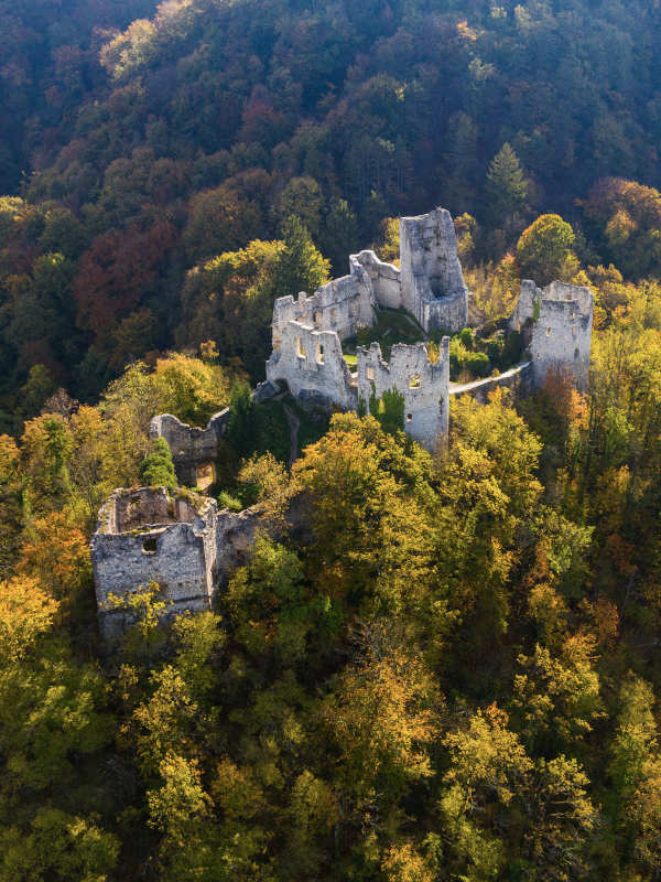 Ruins of the medieval fortress of Samobor