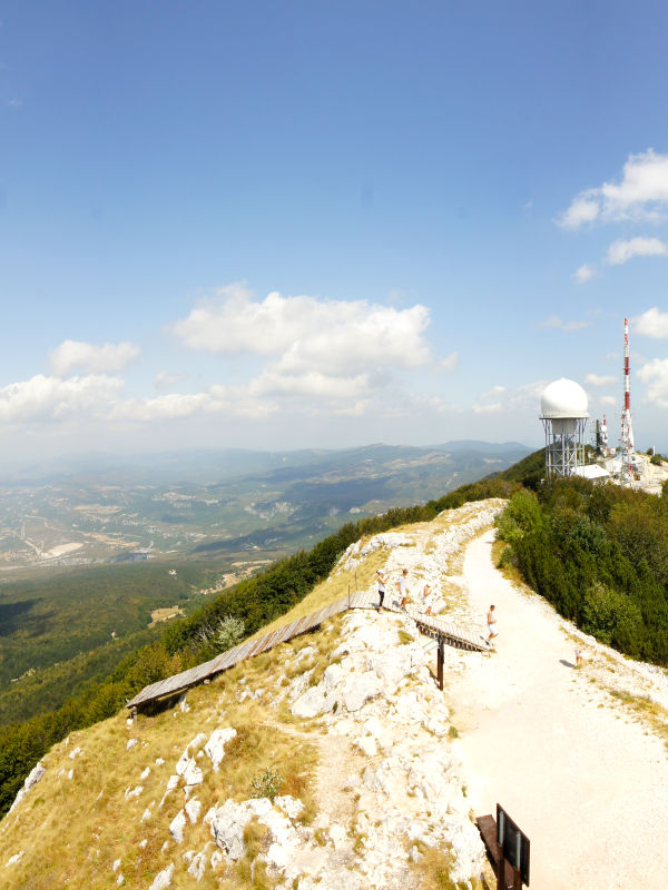 Paragliding departure in Istria