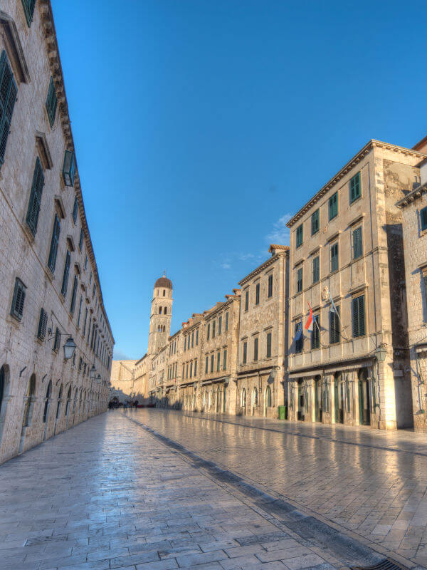 Dubrovnik croatia, stradum street