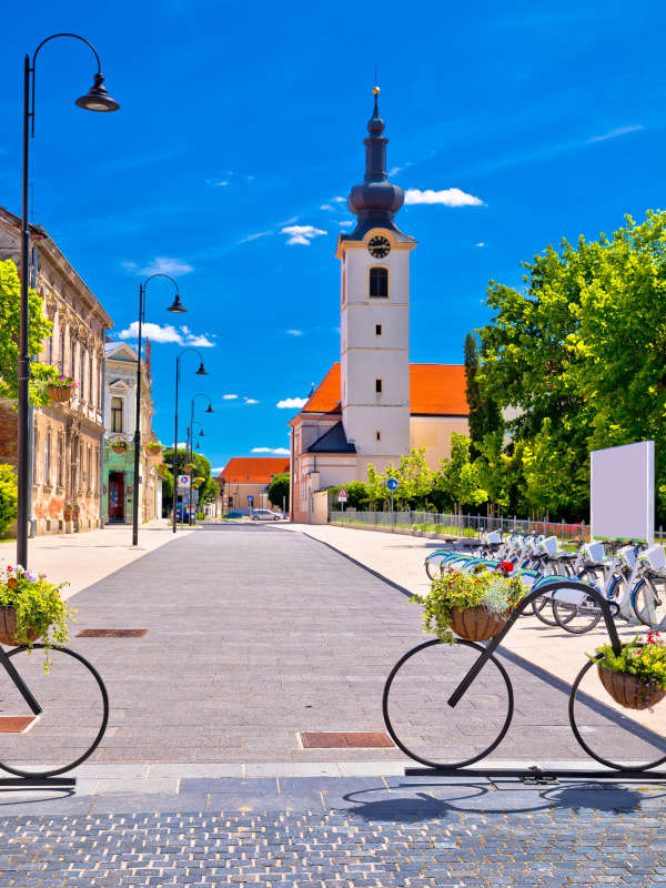 Koprivnic street by bike