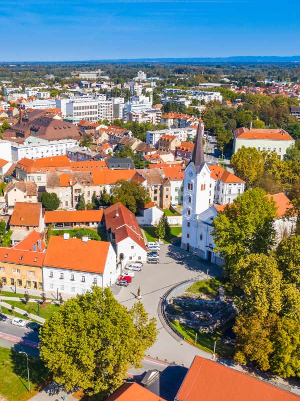 Sisak's city center