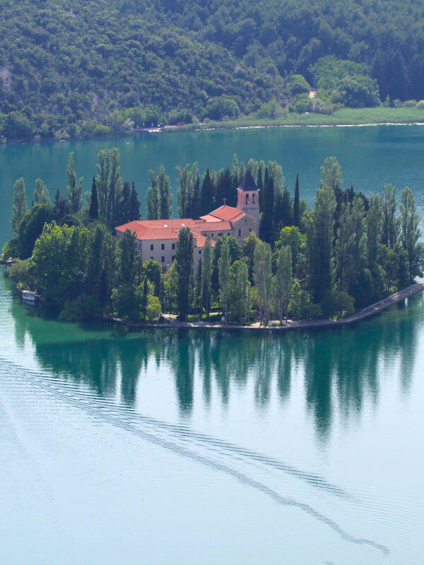 Krka, island of Visovac