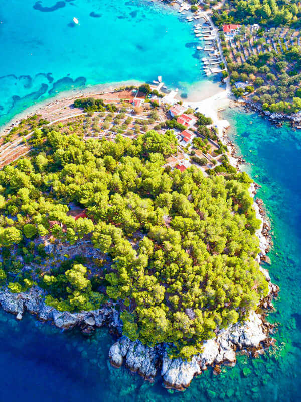Gradina island Croatia