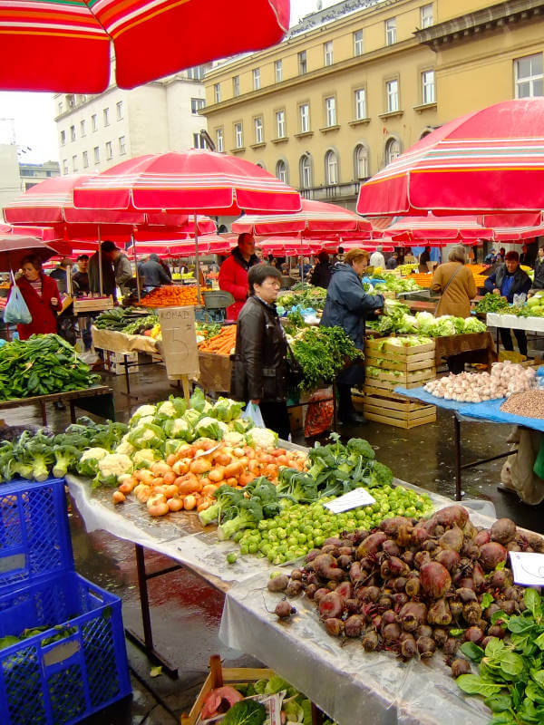 Dolac market zagreb