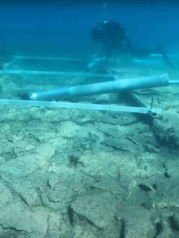 Underwater excavations in Korcula