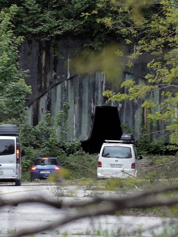 Entrance to the Željava underground military base